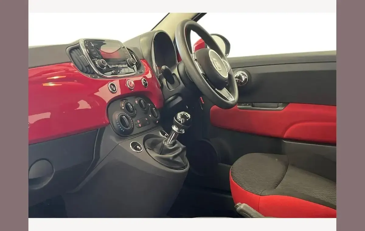 Used Fiat 500 Pop Star 69 HP (50 kW) 2016 Red Hatchback