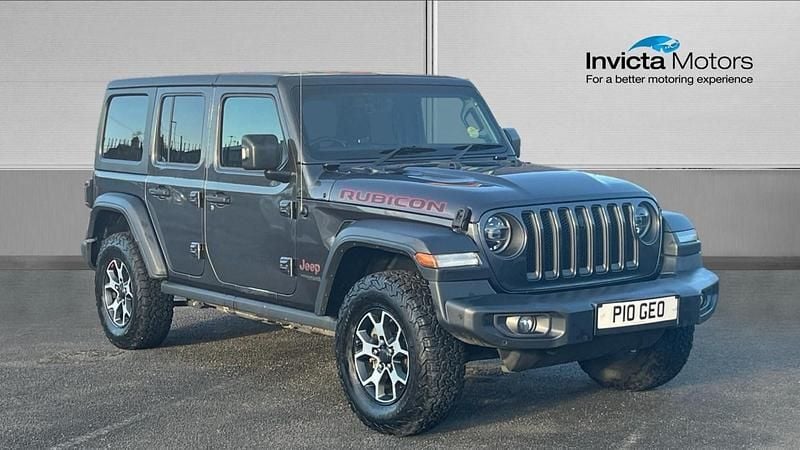 Grey Used 2020 Jeep Wrangler Rubicon SUV | £36,650 (Good price) - Image 1/4