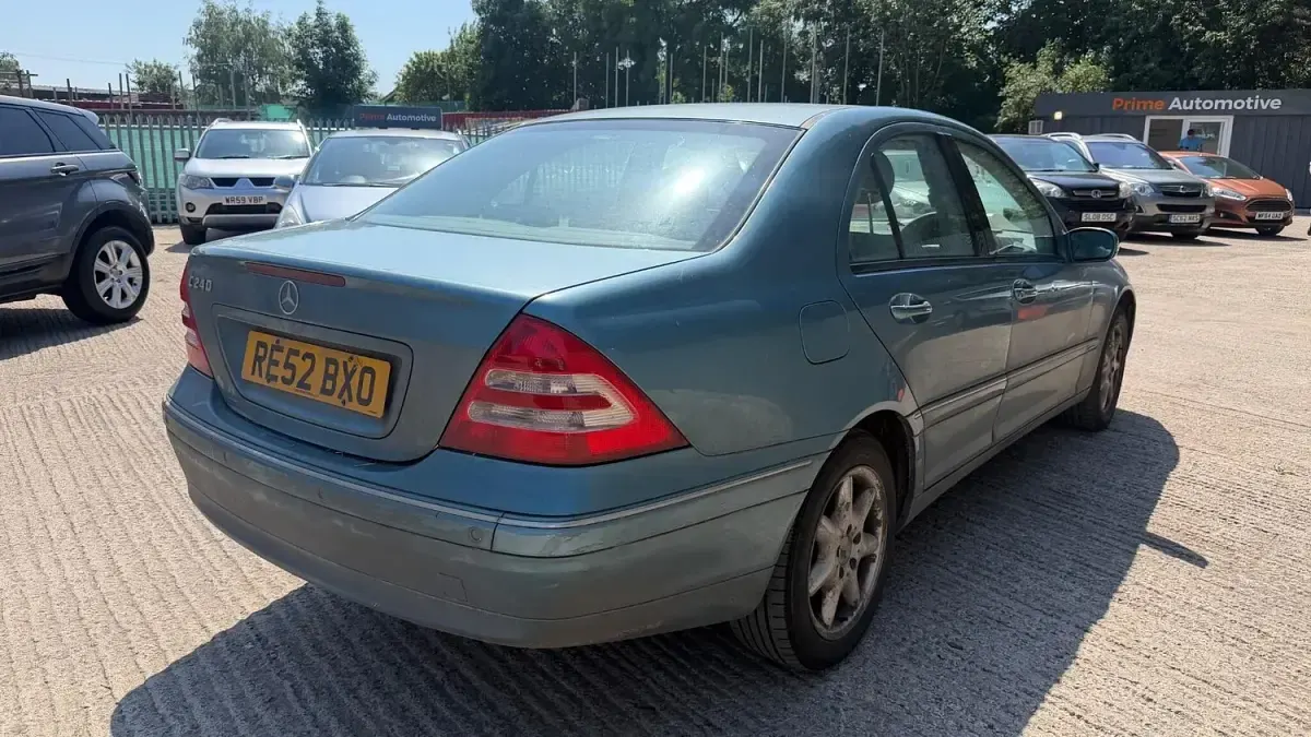 Used Mercedes C240 Elegance 2002 Blue Sedan