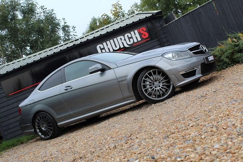 Silver Used 2013 Mercedes C63 AMG Coupe | £22,790 (Fair price) - Image 1/4