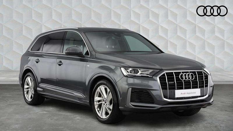 Grey Used 2022 Audi Q7 S-Line SUV | £38,500 (Fair price) - Image 1/4