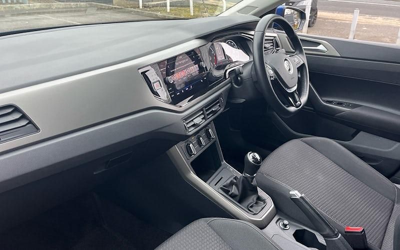 Used VW Polo Match 95 HP (69 kW) 2021 Blue Hatchback