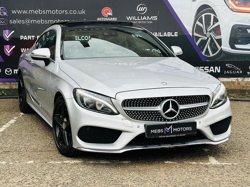 Silver Used 2016 Mercedes C220 AMG Line Premium Plus Coupe | £11,250 (A bit pricey) - Image 1/3