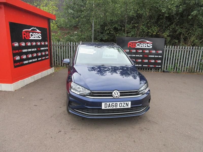Blue Used 2018 VW Golf Sportsvan SE MPV | £8,295 (Fair price) - Image 1/4