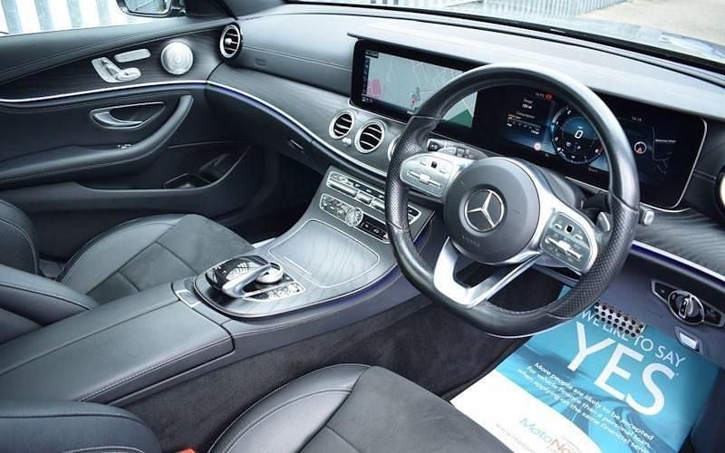 Used Mercedes E220 AMG line 194 HP (142 kW) 2019 Grey Estate