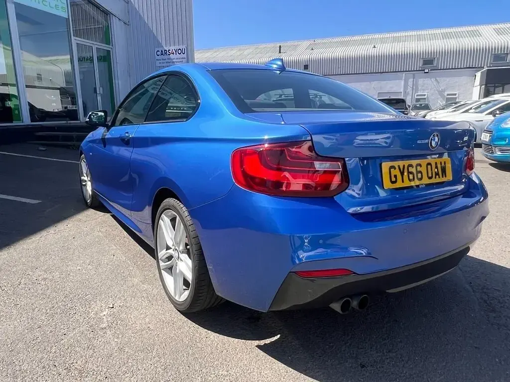 Used BMW 220 M Sport 184 HP (135 kW) 2016 Blue Coupe