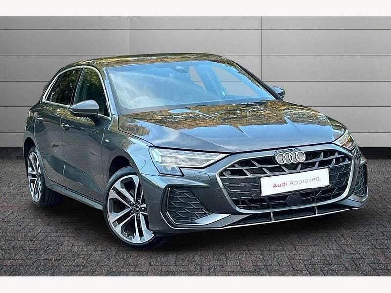 Grey Used 2025 Audi A3 e-tron S-Line Hatchback | £29,095 (A bit pricey) - Image 1/4