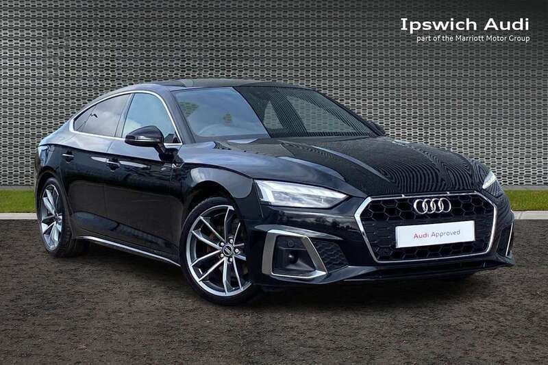 Black Used 2021 Audi A5 Sportback S-Line Hatchback | £25,400 (Fair price) - Image 1/4