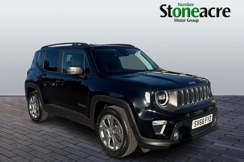 Black Used 2018 Jeep Renegade Limited SUV | £10,995 (Fair price) - Image 1/1