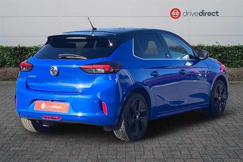 Used Vauxhall Corsa-e Elite 100 kW (136 HP) 2020 Blue Hatchback