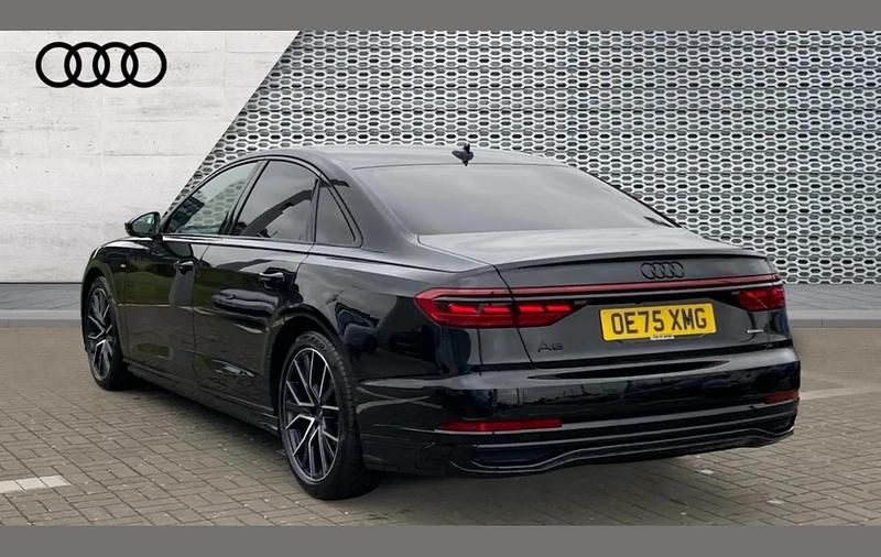 New Audi A8 Black Edition 286 HP (210 kW) 2025 Black Sedan