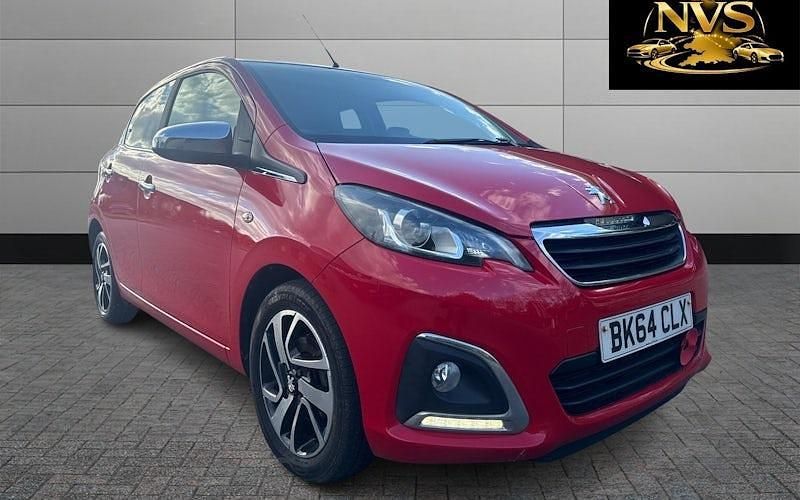 Used Peugeot 108 82 HP (60 kW) 2014 Red Hatchback