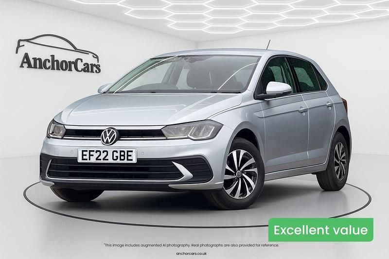 Silver Used 2022 VW Polo Life Hatchback | £13,495 (Fair price) - Image 1/4