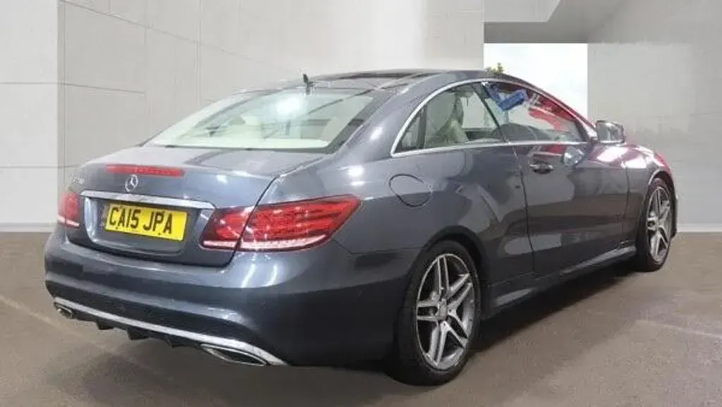 Used Mercedes E200 AMG line 2015 Grey Coupe