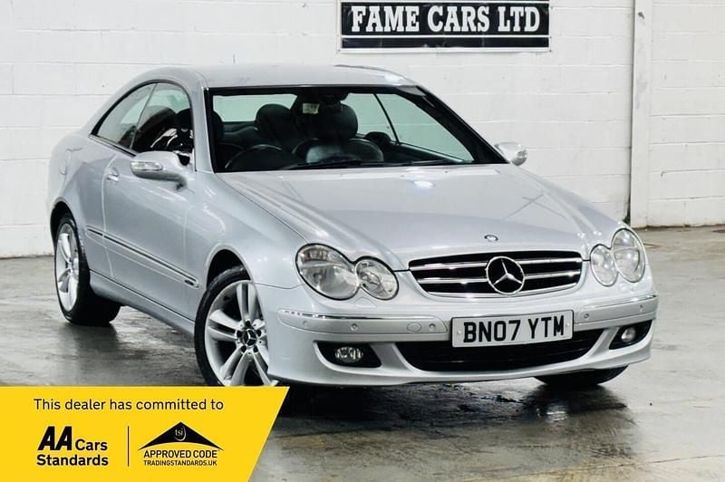 Used Mercedes CLK200 Avantgarde 2007 Silver Coupe