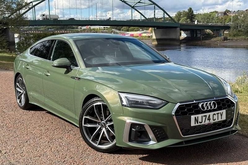 Green Used 2024 Audi A5 Sportback S-Line Hatchback | £32,999 (A bit pricey) - Image 1/1