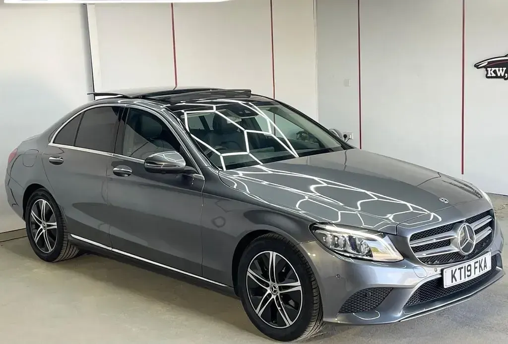 Used Mercedes C200 Premium Plus 2019 Grey Sedan