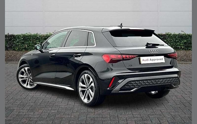 New Audi A3 S-Line 113 HP (83 kW) 2025 Black Hatchback