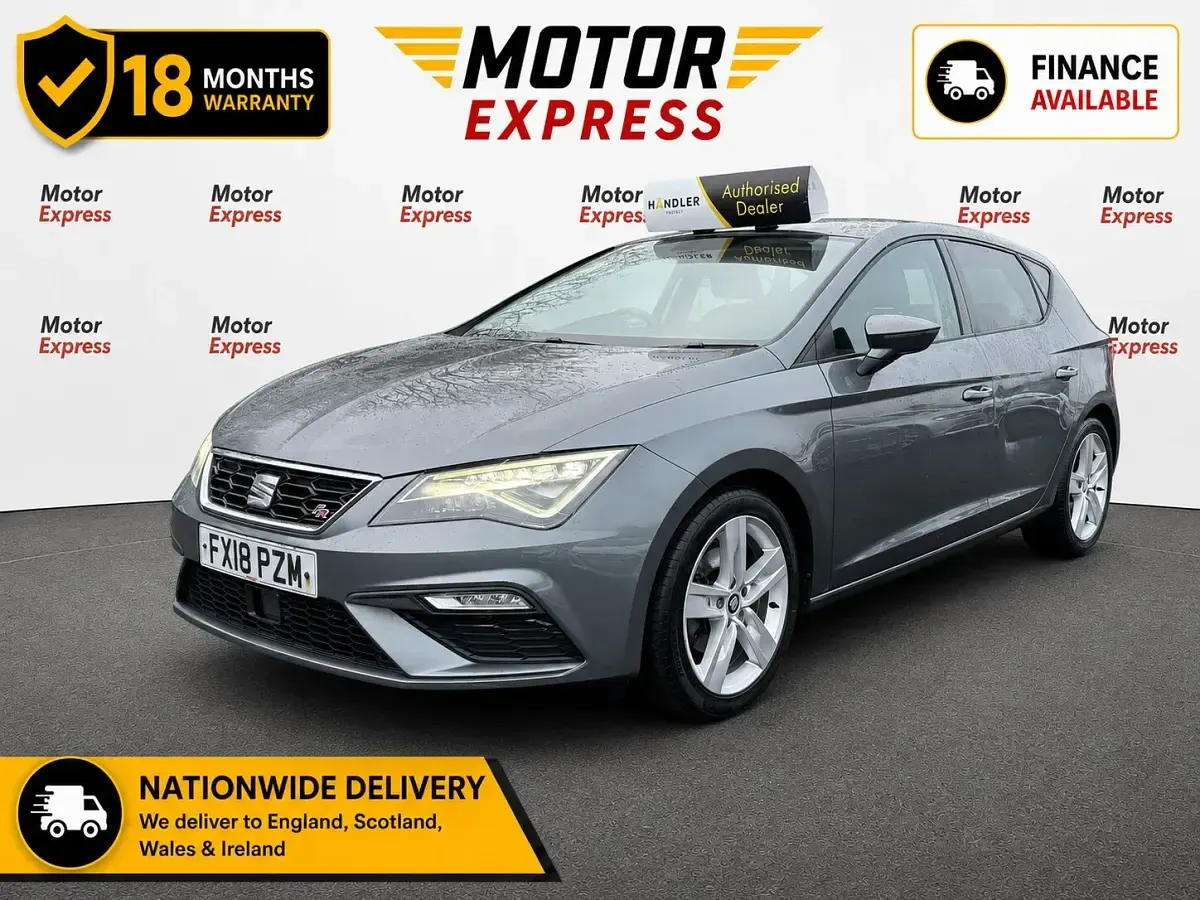 Used Seat Leon FR 125 HP (91 kW) 2018 Grey Hatchback