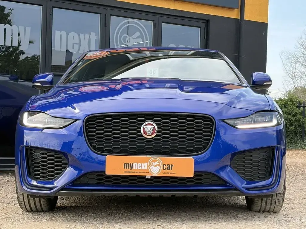 Used Jaguar XE R-Dynamic 300 HP (220 kW) 2019 Blue Sedan