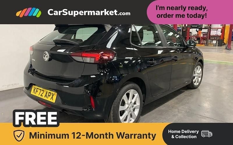 Used Vauxhall Corsa Design Edition 75 HP (55 kW) 2023 Black Hatchback