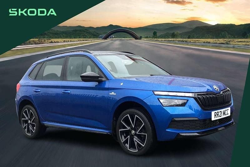 Blue Used 2024 Skoda Kamiq Monte Carlo SUV | £21,489 (Fair price) - Image 1/4
