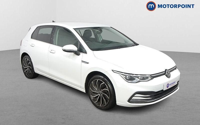 White Used 2023 VW Golf VIII Edition Hatchback | £17,749 (Fair price) - Image 1/4