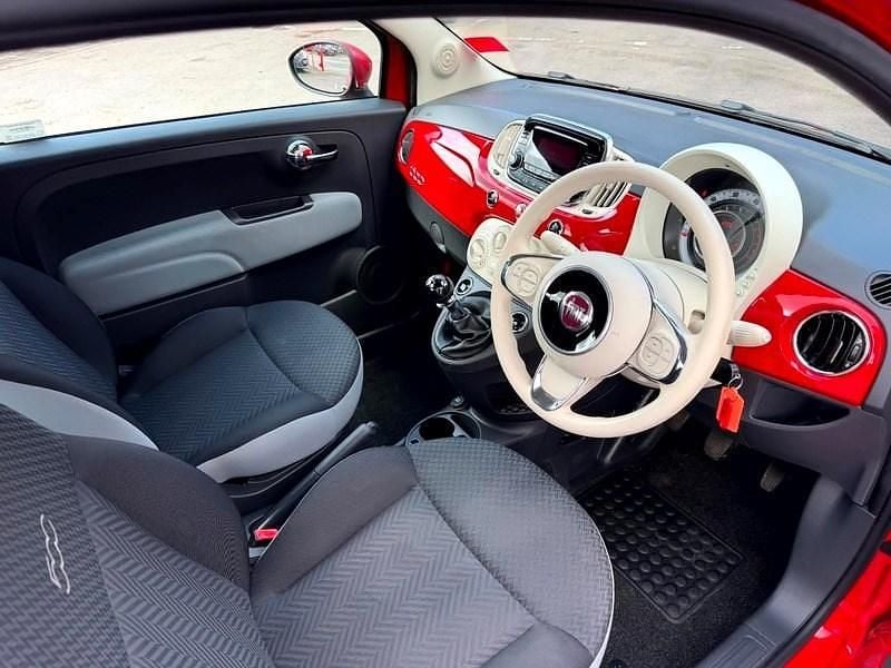 Used Fiat 500 Pop Star 69 HP (50 kW) 2016 Red Hatchback