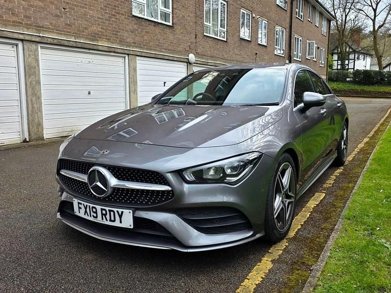 Used Mercedes CLA200 AMG Line Premium 163 HP (119 kW) 2019 Grey Coupe