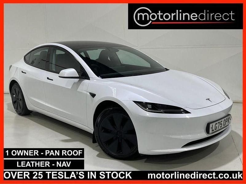 Used Tesla Model 3 RWD 208 kW (283 HP) 2025 White Sedan