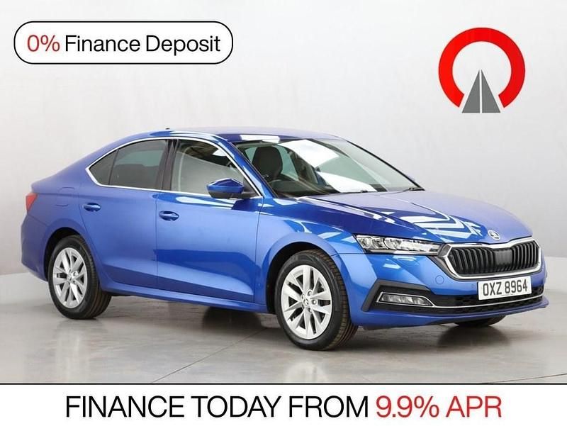 Used Skoda Octavia SE L 150 HP (110 kW) 2020 Blue Hatchback