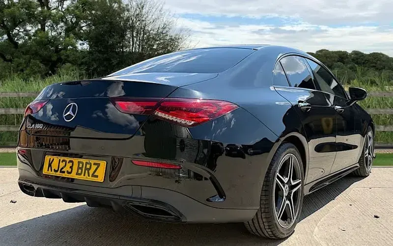 Used Mercedes CLA180 AMG line 136 HP (100 kW) 2022 Black Coupe