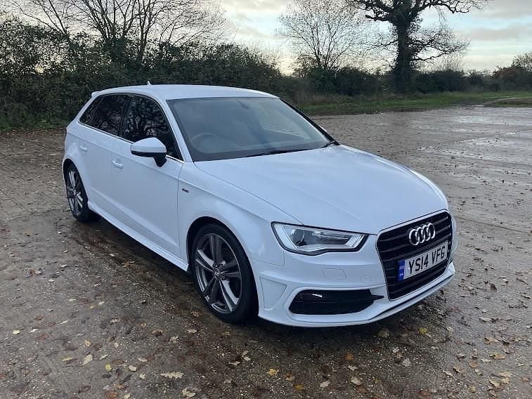 White Used 2014 Audi A3 S-Line Hatchback | £6,995 (Fair price) - Image 1/4