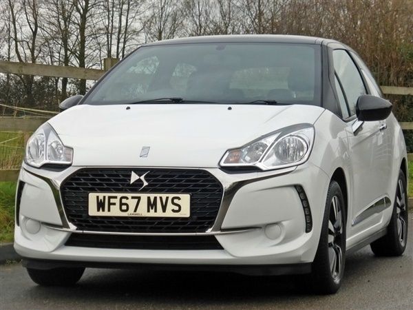 Glacier white Used 2017 DS Automobiles DS3 Chic Hatchback | £8,495 (Expensive) - Image 1/1