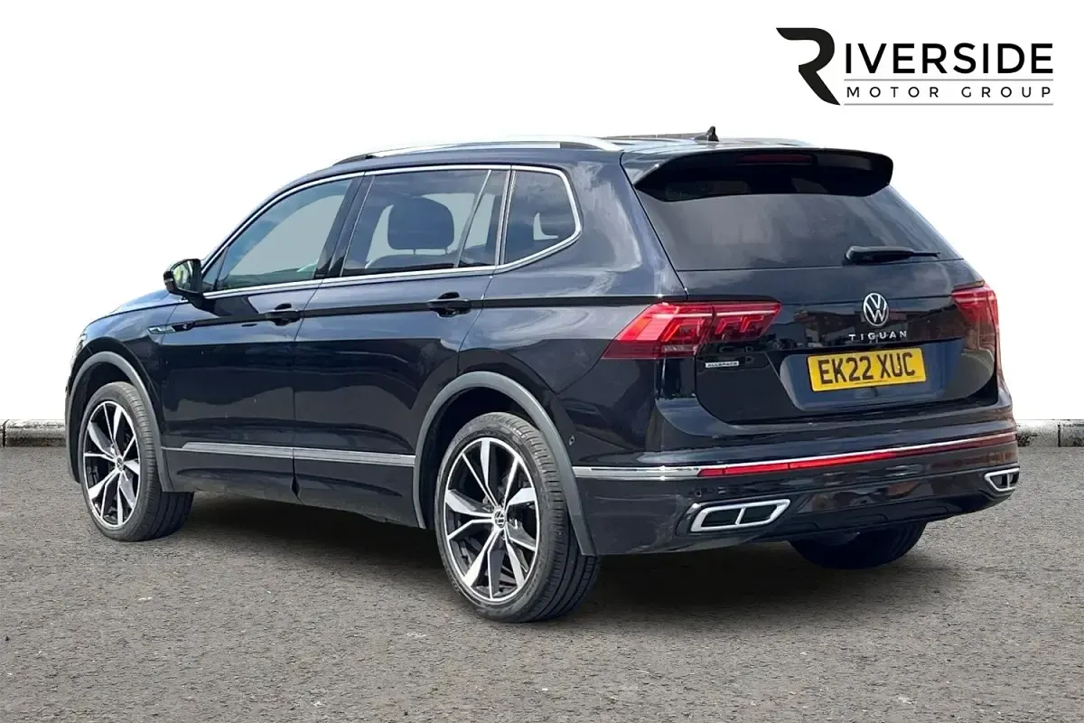 Used VW Tiguan Allspace R-line 150 HP (110 kW) 2022 Black SUV