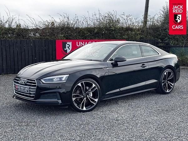 Black Used 2018 Audi A5 S-Line Coupe | £14,500 (Fair price) - Image 1/4