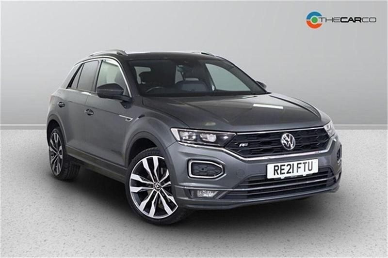 Grey Used 2021 VW T-Roc R-line SUV | £18,930 (Good price) - Image 1/1
