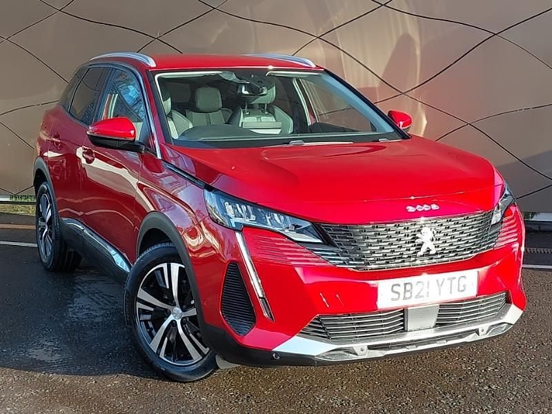 Red Used 2021 Peugeot 3008 Allure Premium SUV | £16,698 (A bit pricey) - Image 1/4