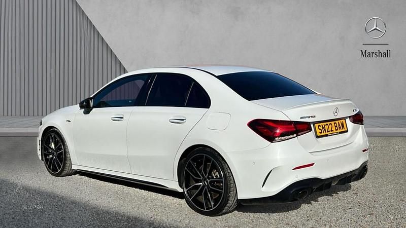 Used Mercedes A35 AMG Premium 306 HP (225 kW) 2022 White Sedan
