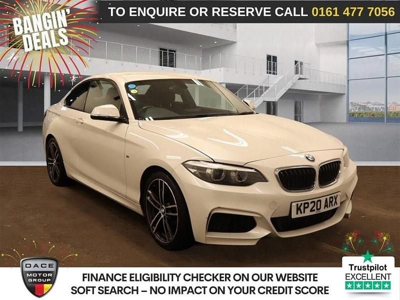 White Used 2020 BMW 218 M Sport Coupe | £15,440 (Good price) - Image 1/3
