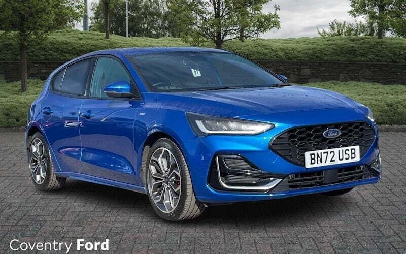 Blue Used 2022 Ford Focus ST-Line Hatchback | £17,572 (A bit pricey) - Image 1/3