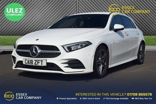 White Used 2018 Mercedes A180 AMG line Hatchback | £14,230 (A bit pricey) - Image 1/1