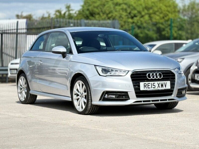 Silver Used 2015 Audi A1 S-Line Hatchback | £6,798 (Good price) - Image 1/4
