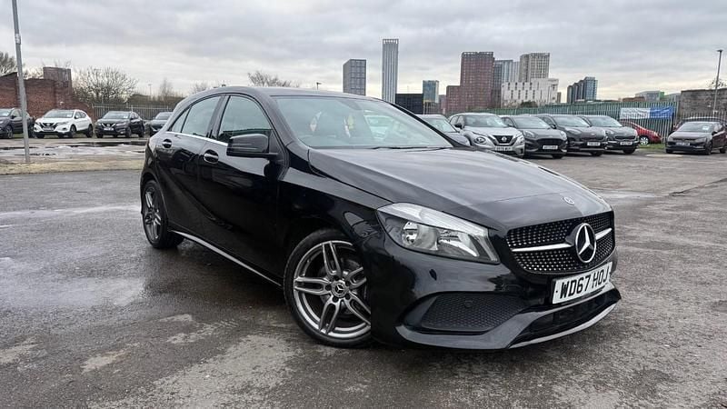 Used Mercedes A180 AMG line 2018 Black Hatchback
