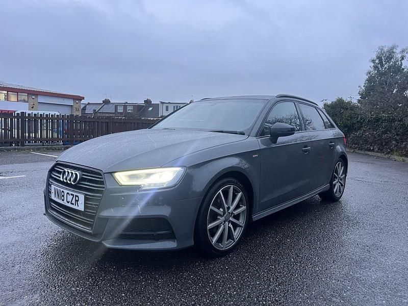 Used Audi A3 Black Edition 2018 Grey Hatchback
