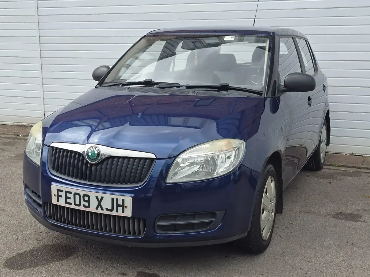 Used Skoda Fabia 2009 Blue Hatchback