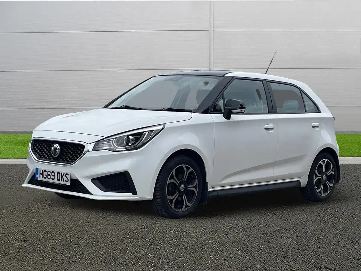 Used MG MG3 Excite 106 HP (77 kW) 2020 White Hatchback
