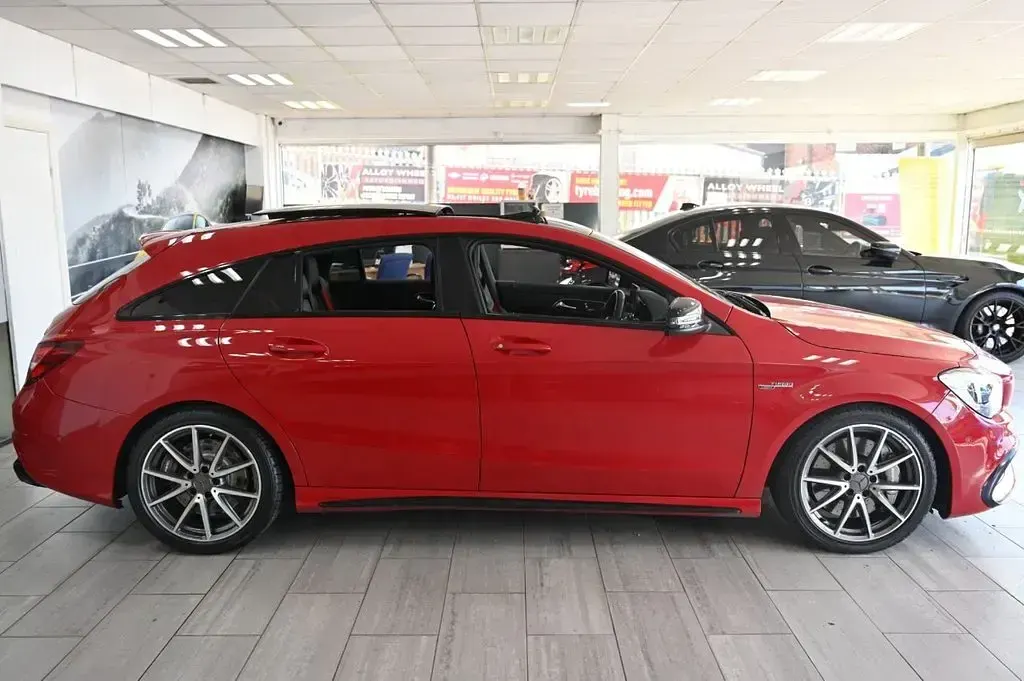 Used Mercedes CLA45 AMG 381 HP (280 kW) 2018 Red Coupe