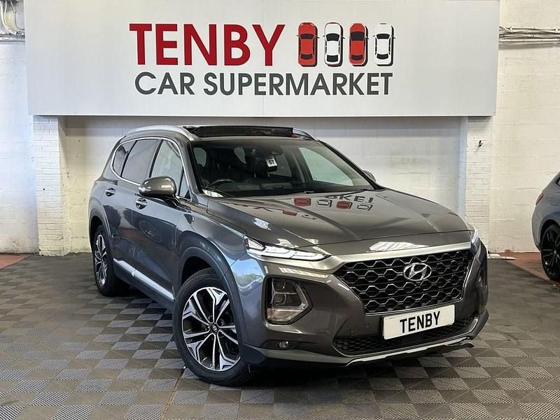 Grey Used 2020 Hyundai Santa Fe Premium SE SUV | £21,995 (A bit pricey) - Image 1/3