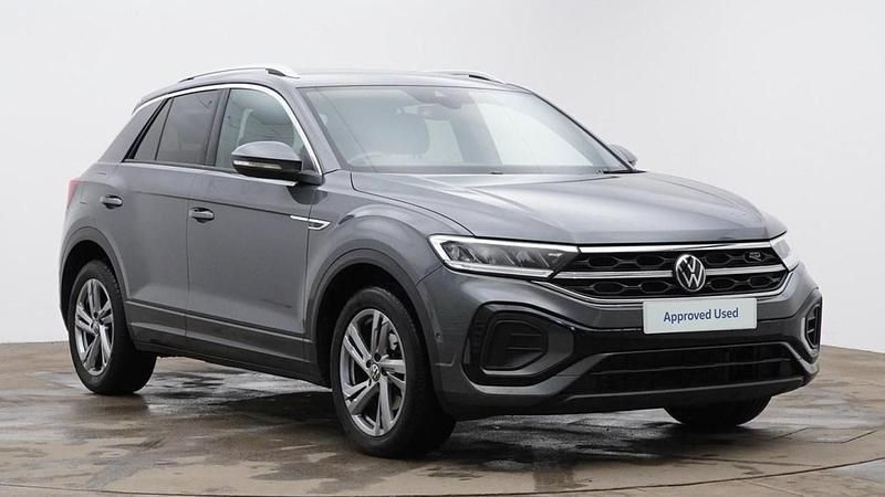 Grey Used 2022 VW T-Roc R-line SUV | £23,640 (Fair price) - Image 1/4